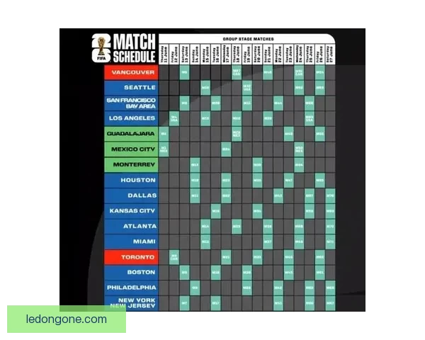 美加墨世界杯赛程全面解析及精彩赛事时间表安排